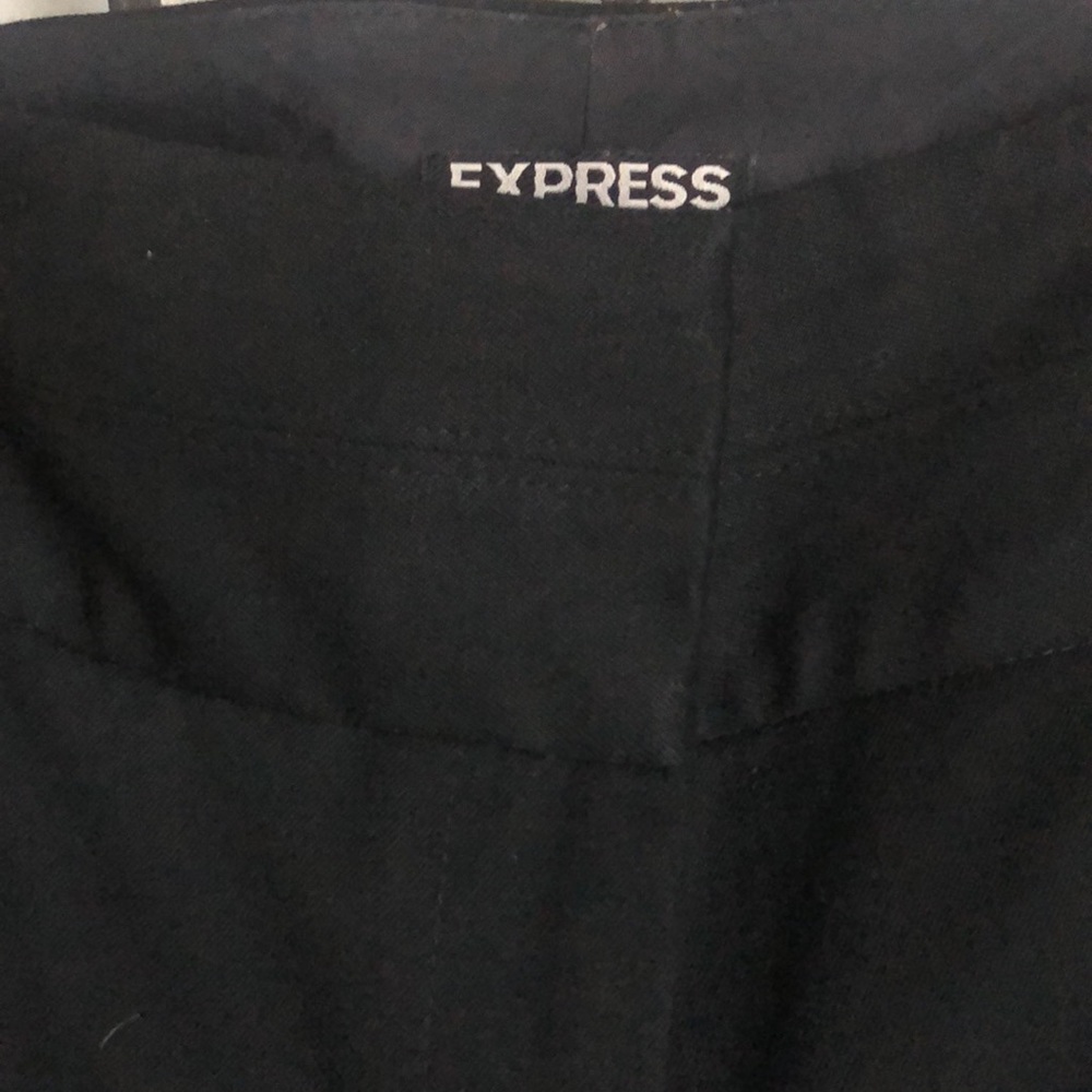 Express. Black Editor Pants. Size 6 Regular. - image 3